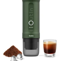 Outin Nano bærbar espressomaskine – Skovgrøn
