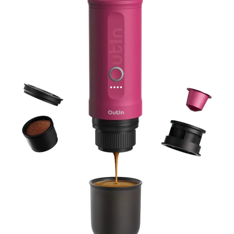Outin Nano bærbar espressomaskine – Pink