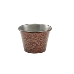 2,5 oz rustfrit stål ramekin med hamret kobber - Genware
