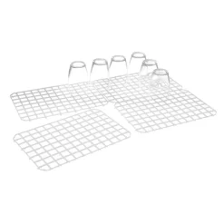 Pakke af 5 Drænmåtte PP sammensætbar 313x290 mm