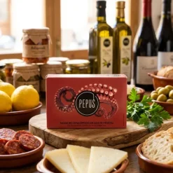 Pepus Pulpo/Blæksprutte i solsikkeolie 120/75g