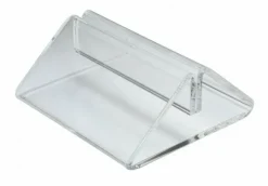 Perspex Telt Type Menu Holder