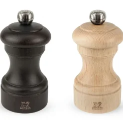 Peugeot Bistro sæt PM+SM Choco/nat., træ, 10cm