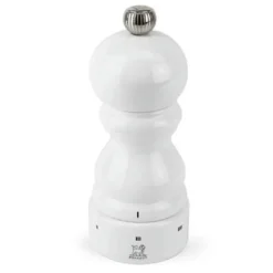Peugeot Paris Saltkværn 12 cm Hvid lak Bøg