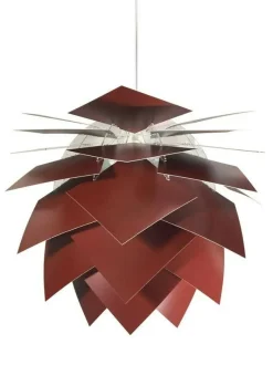 PineApple Medium Pendel Dia 45 cm - mørk rød