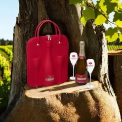 Piper-Heidsieck Champagne Brut FL 75 Rejsetaske M. 2 glas