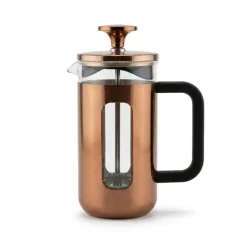 Pisa 3-kops stempelkande kobber La Cafetière