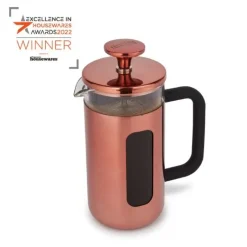 Pisa 3-kops stempelkande kobber La Cafetière