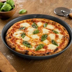 Pizzaform blåstål 200 mm