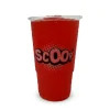 Plastbæger Scoop Medium 30 cl - 100 stk.