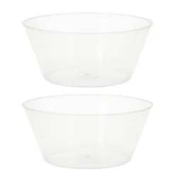 Plastskåle 750ml PP 2stk. gennemsigtig
