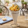 Pommes Frites Bæger med Holder Stentøj 9,5cm