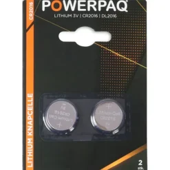 PowerPaq Lithium CR2016 Batterier