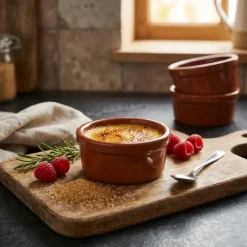 Ramekin Brun Stentøj Ø8x4,2cm