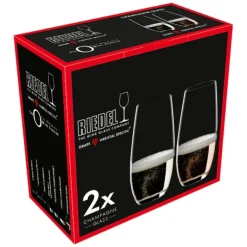 Riedel Tumbler vinglas O Champagne - 2 stk
