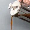 Roma 6-kops stempelkande rustfrit stål La Cafetière