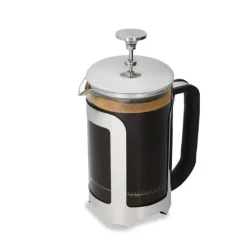 Roma 6-kops stempelkande rustfrit stål La Cafetière