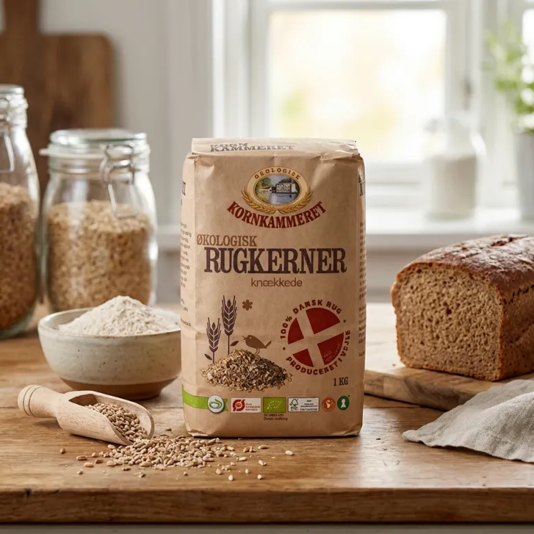 Rugkerner Knækket Øko Kornkammeret 1KG