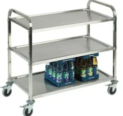 Rullebord m/3 hylder 96x50x94cm RS