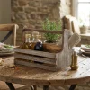 Rustic Wooden Table Caddy