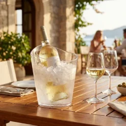 Salsa 1/2 Bottle Wine /Champagne Bucket - Clear