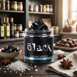 Salt lakrids i dåse 170g, Black liquorice