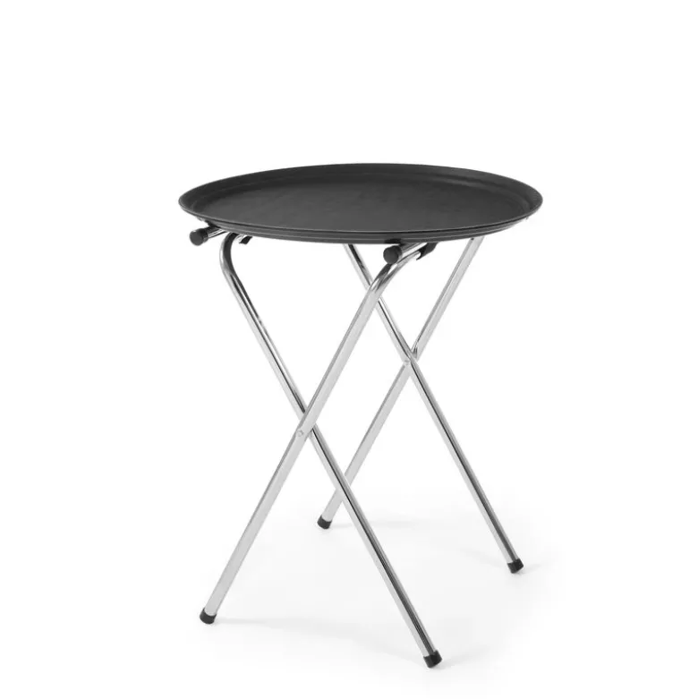 Sammenklappeligt bakkestativ rustfrit stål 520x410x800 mm