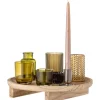 Sanga Bakke m/Fyrfadsstage, Natur, Glas