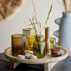 Sanga Bakke m/Fyrfadsstage, Natur, Glas