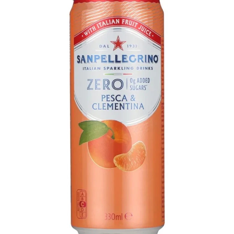 San Pellegrino Fersken Zero 33 cl.