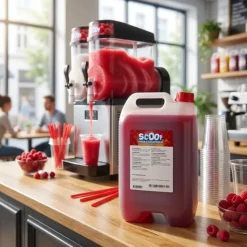 Scoop Slushice Classic Hindbær, 10L