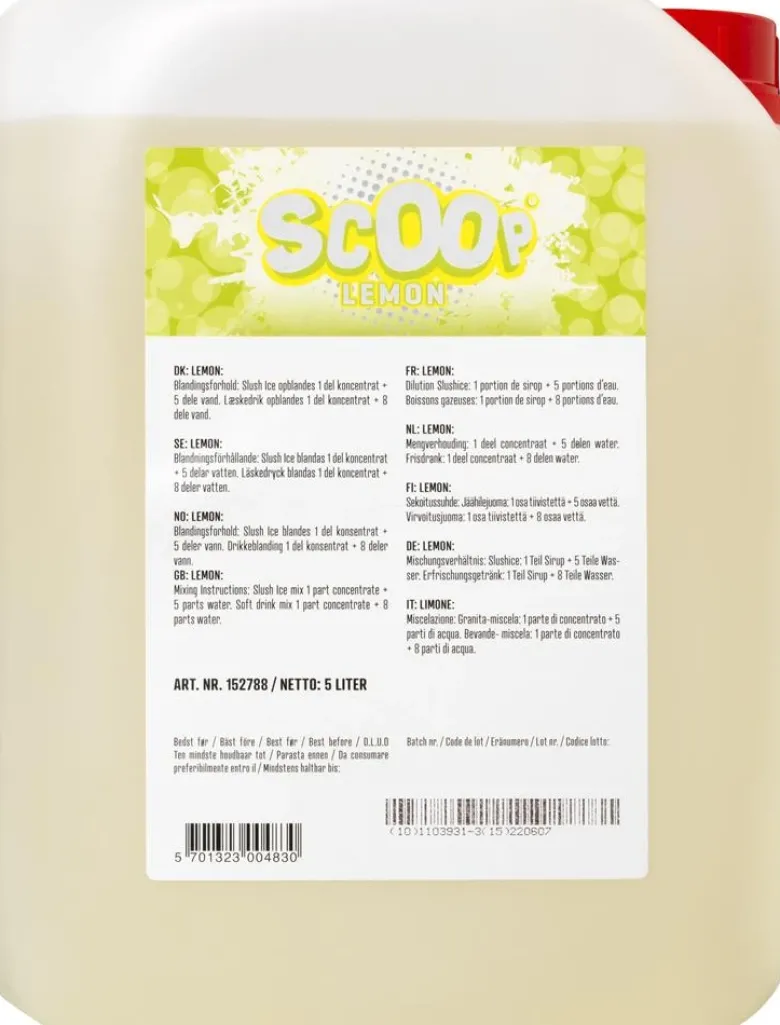 Scoop Slushice Lemon, 5L