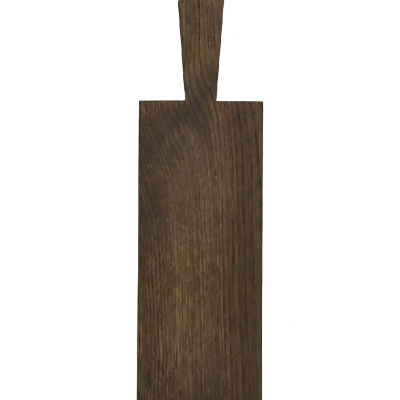 Serveringsbræt - røget olieret eg 29 x 12 x 1,2 cm