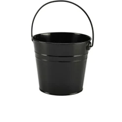 Serveringsspand i rustfrit stål 16 cm Dia Sort