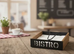 Servietdispenser "bistro" 18x18x5cm