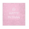 Servietter PAW Special Day Design lys pink 33 x 33 cm 20 stk.