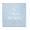 Servietter PAW Special Day Design lys blå 33 x 33 cm 20 stk.