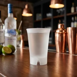 Shotglas 2cl frosted hvid