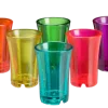 Shotglas farvede glas