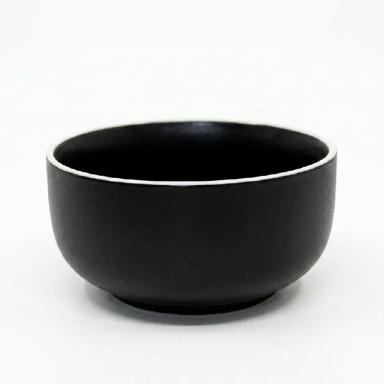 Skål 12 cm Sort/Hvid