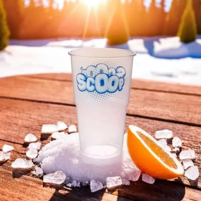 Slush ice pakken m. plastbæger