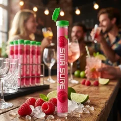 Små Sure Raspberry (50x2cl RØR)
