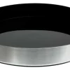 Sort tjenerbakke - Aluminium Effect