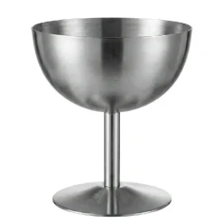 Stainless Steel Stemmed Isvaffelkop