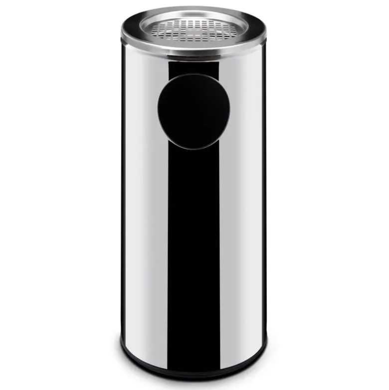 Stående affaldsbeholder med askebæger 33 l 240x660 mm