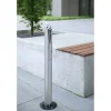 Stående askebægerstolpe rustfrit stål 170x920 mm