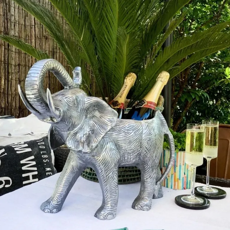 Stående Elefant Vin & Champagnekøler