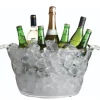 Stor oval champagnespand 10L, klar akryl Barcraft