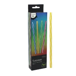 Sugerør smoothie mix-color genanvendelig plast 30 stk.