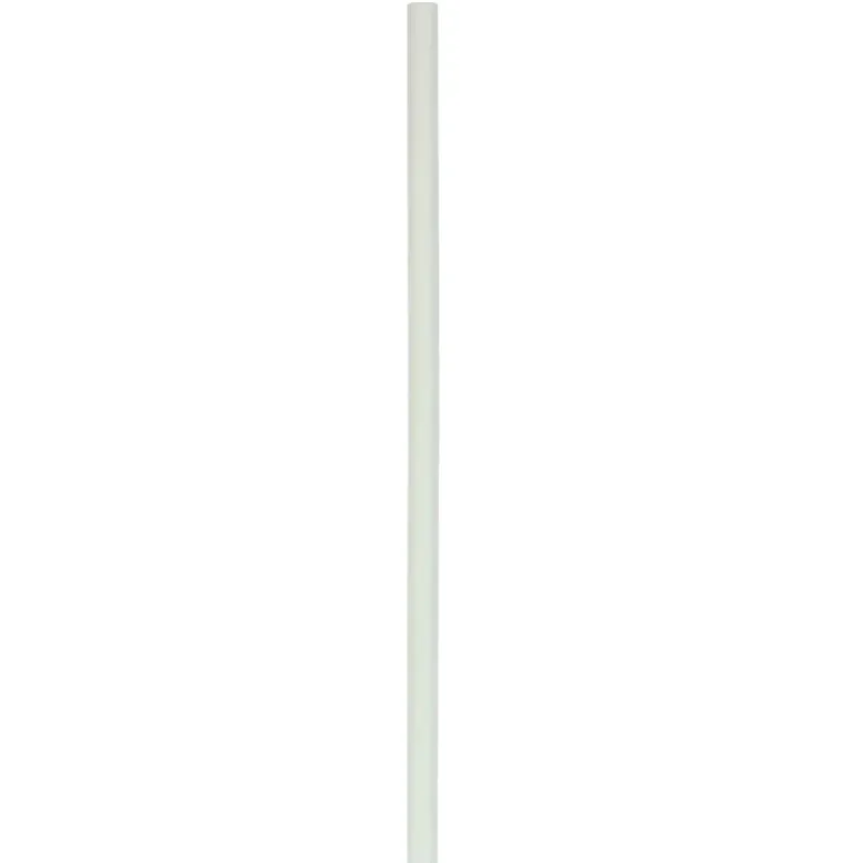 Sugerør Ø8x230 mm 4-lags uden knæk papir Hvid 250 stk.